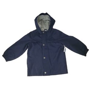Old Navy, Boys, Navy Blue, Lined Windbreaker Water Resistant Rain Jacket 5T NWT